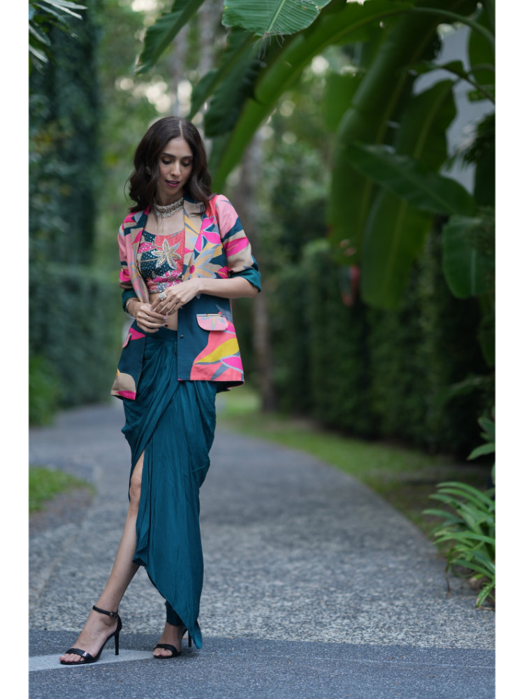 Pooja Bhamrrah Blazer Set (SS - 008)