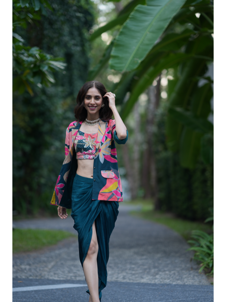 Pooja Bhamrrah Blazer Set (SS - 008)