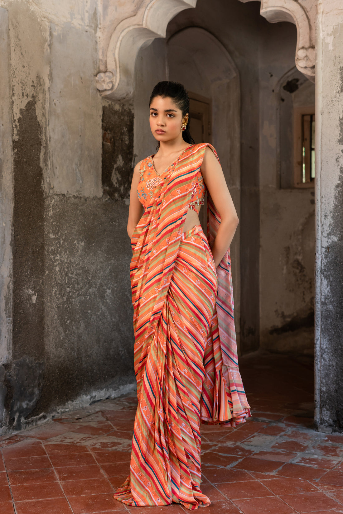 Saree set (SS - 076 A)