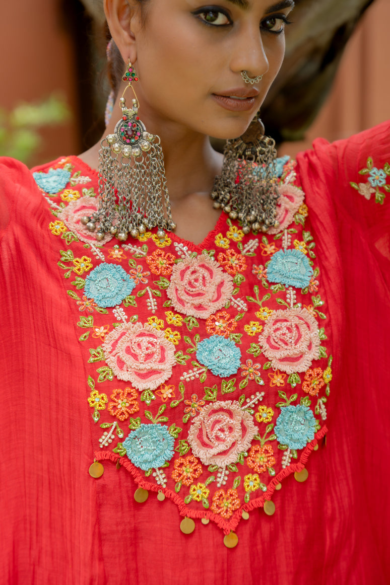 Asymmetrical  Kurta Set (SS-409)