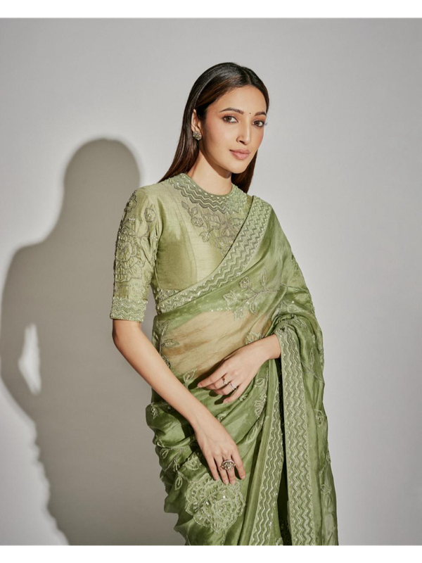 Neha Shetty in Saree set (SS - 116)