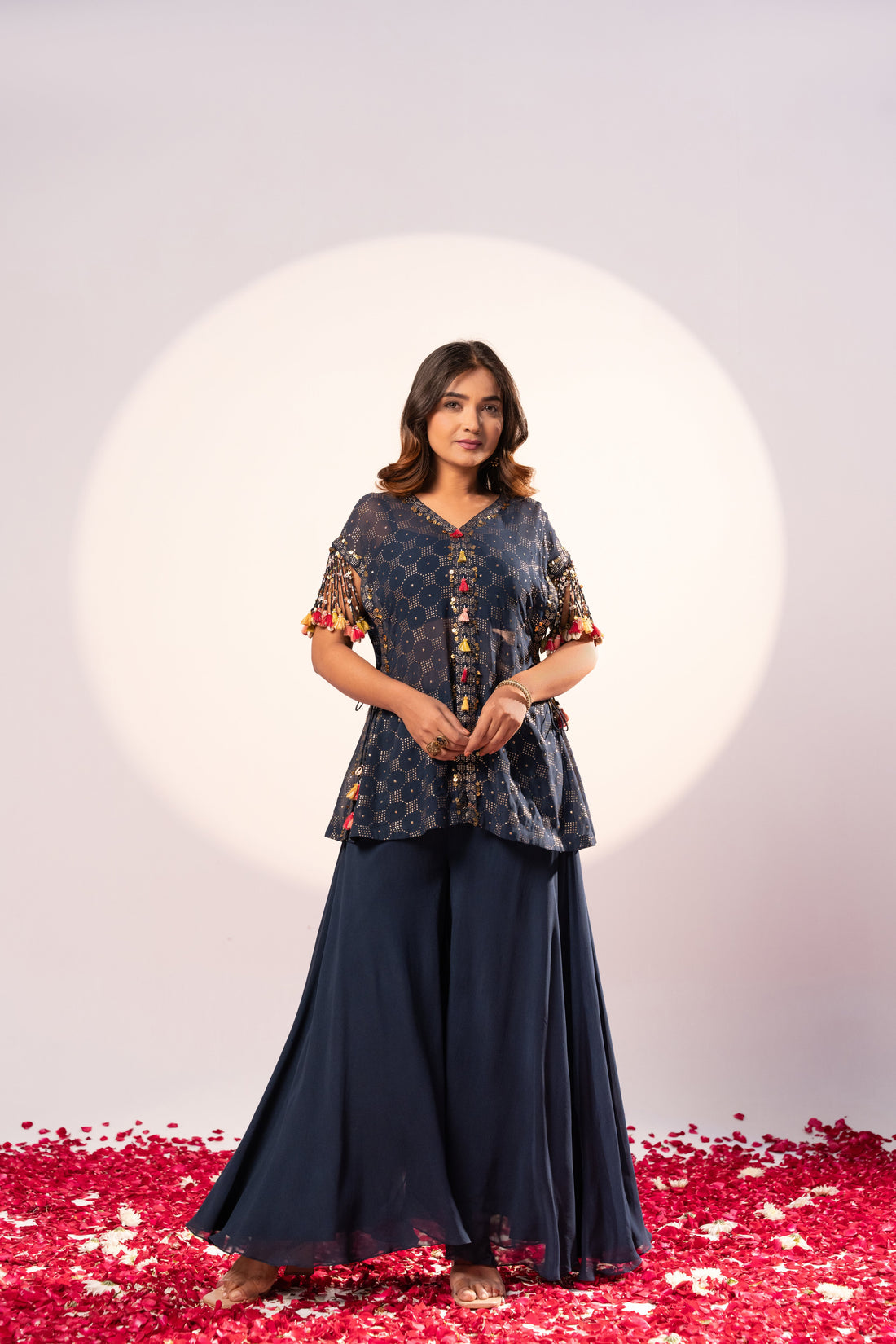 Blue Kurti set (SS-460)