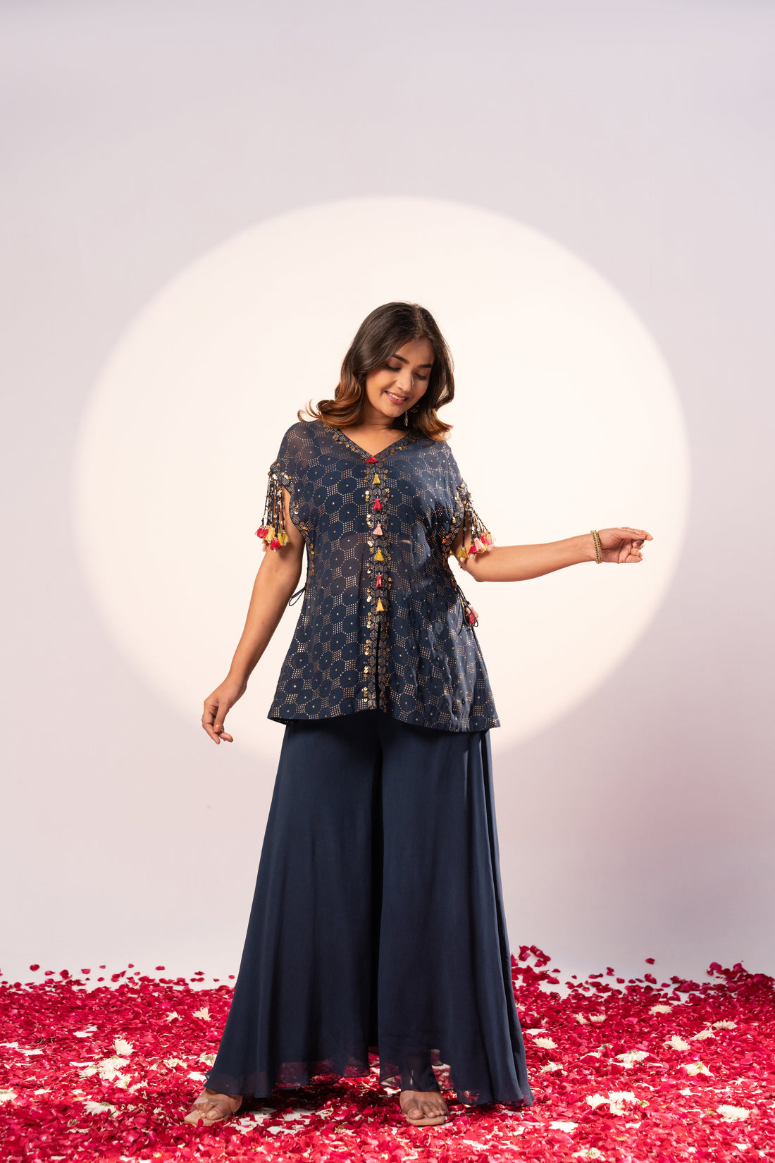 Blue Kurti set (SS-460)