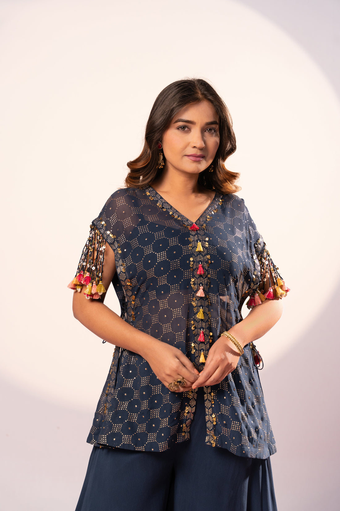 Blue Kurti set (SS-460)