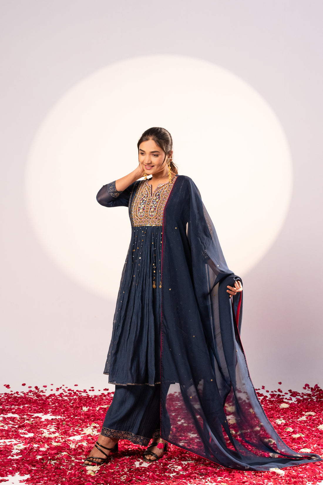 Blue Kurta set (SS-463)