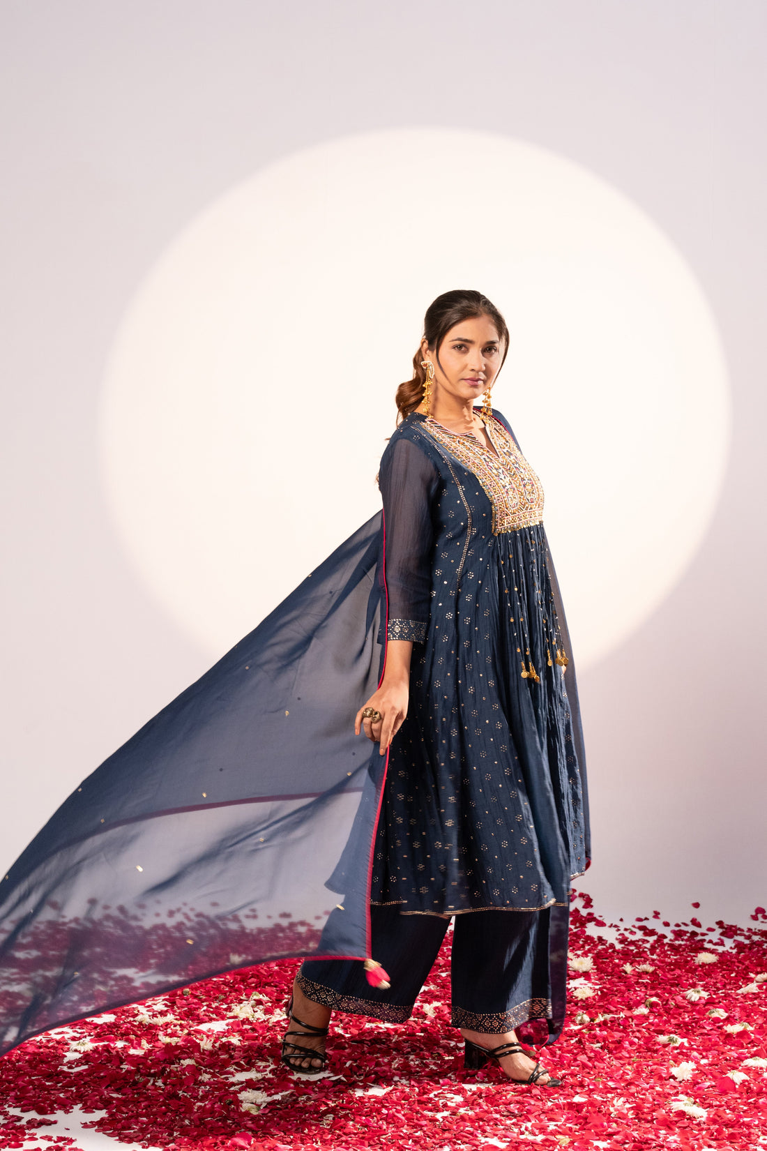 Blue Kurta set (SS-463)
