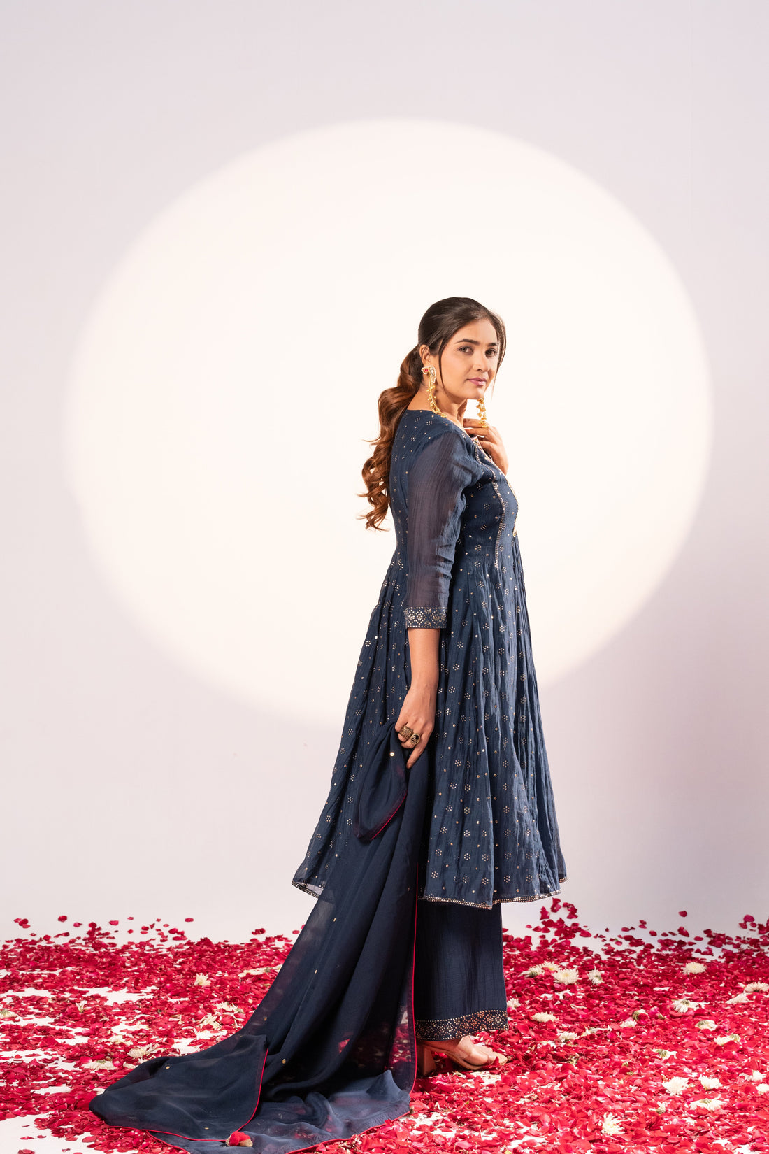 Blue Kurta set (SS-463)