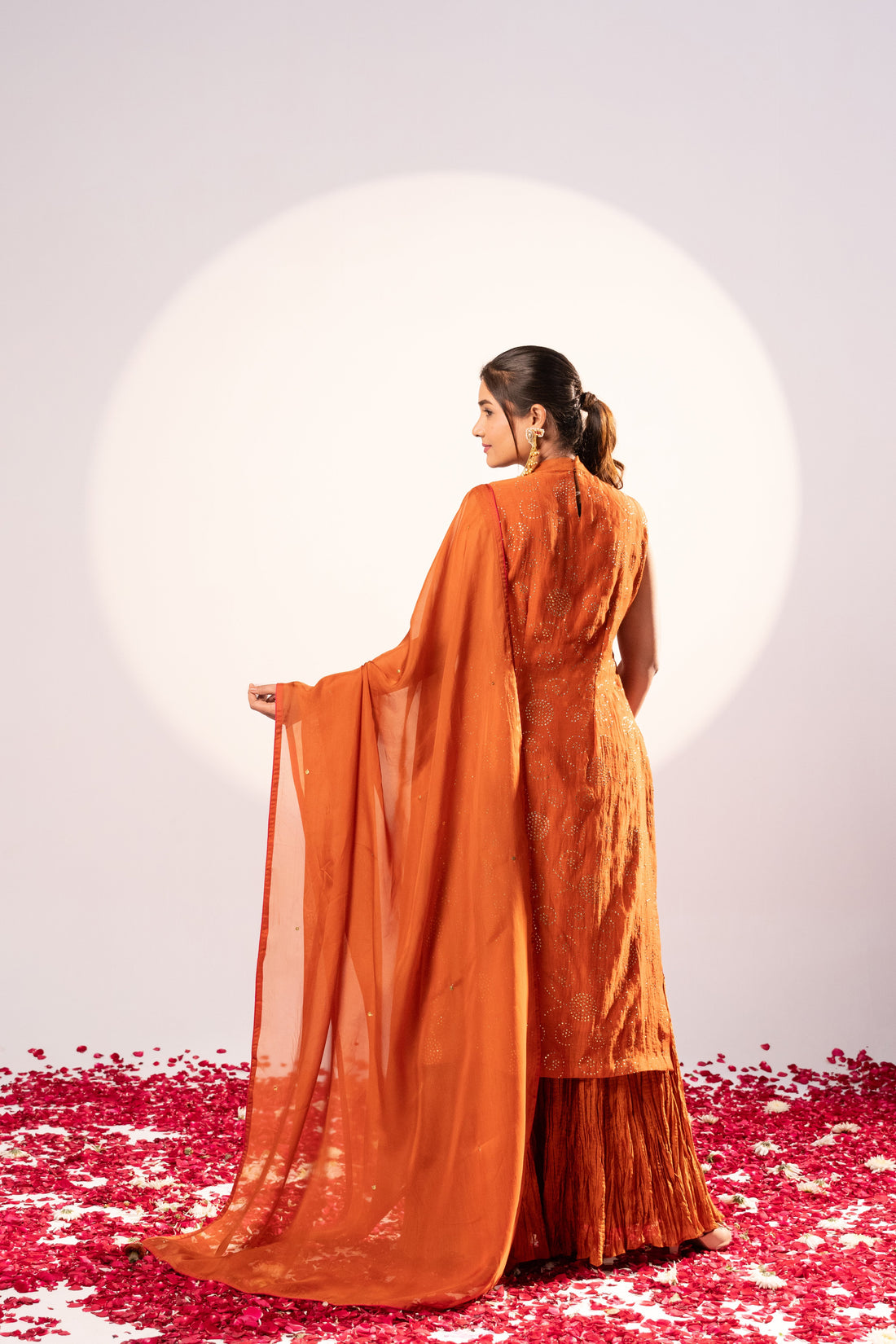 Rust Kurta set (SS-464)