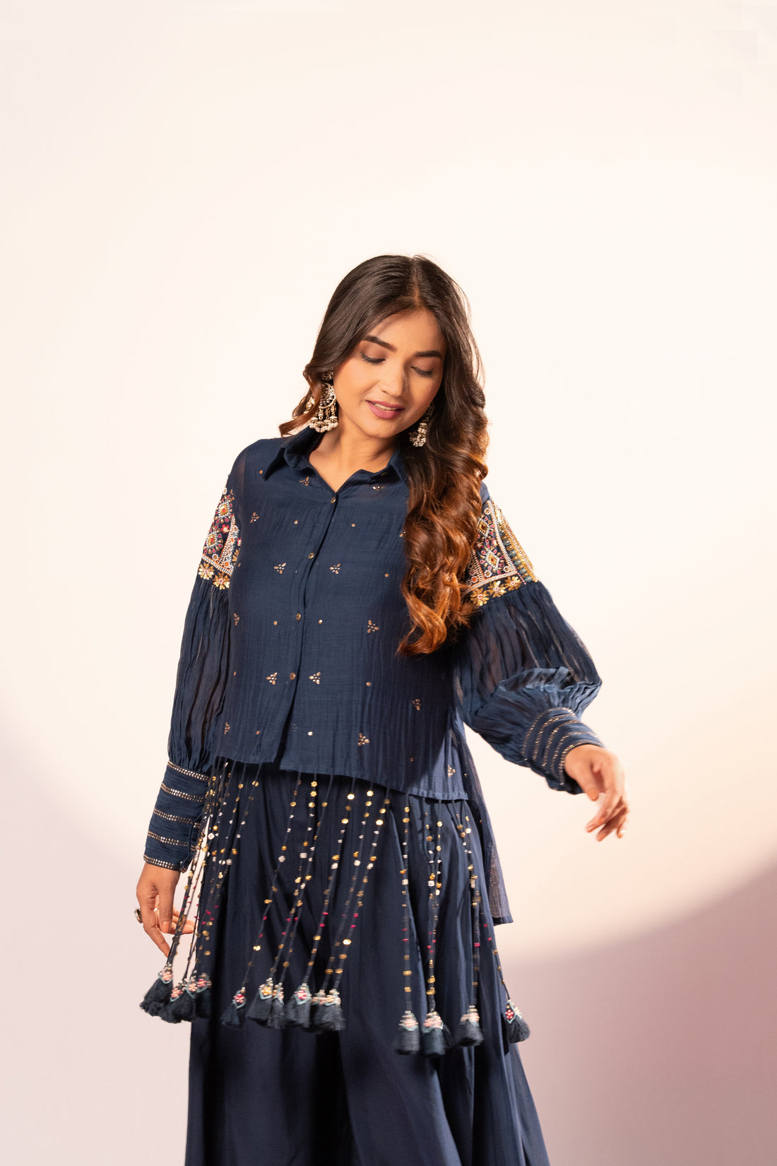Blue Kurti set (SS-470)