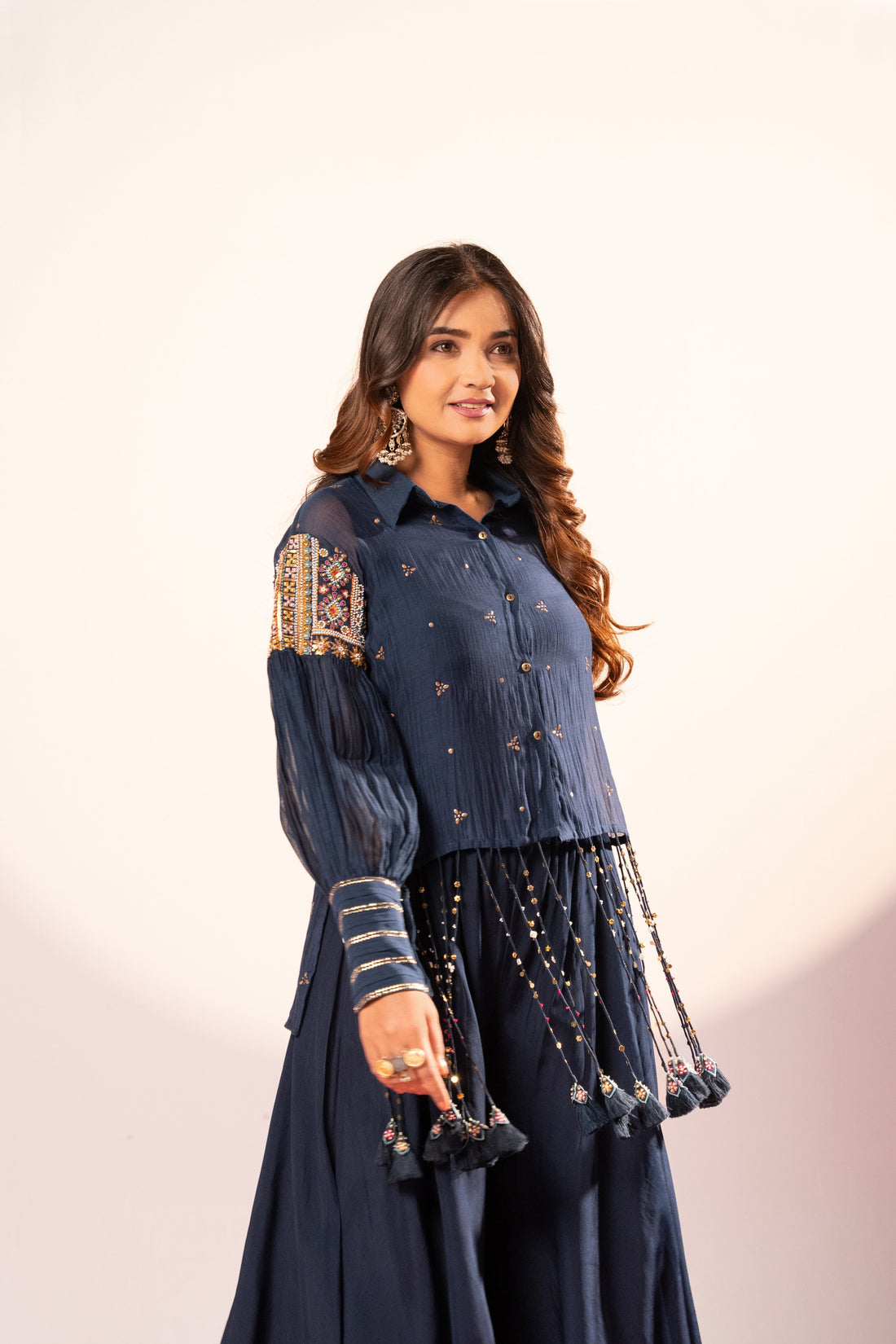 Blue Kurti set (SS-470)