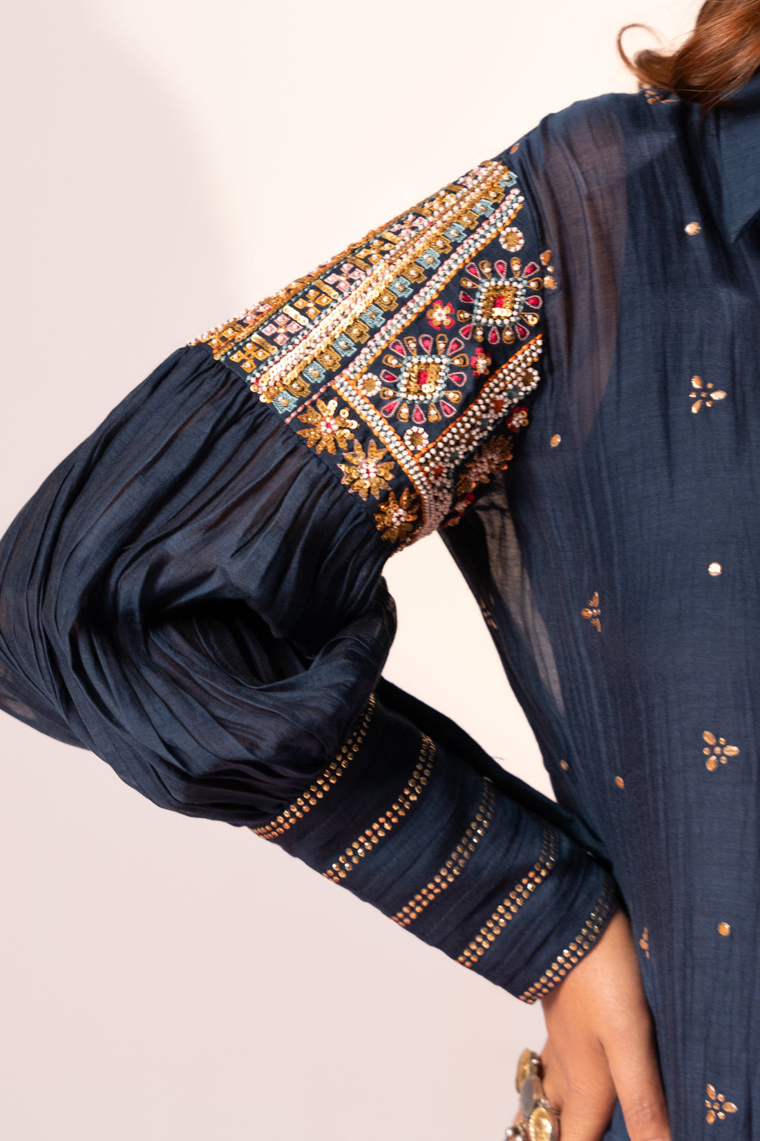 Blue Kurti set (SS-470)